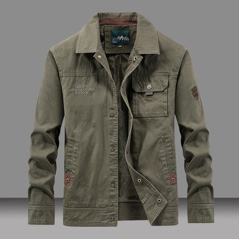 Casual Herrjacka i Utility-stil