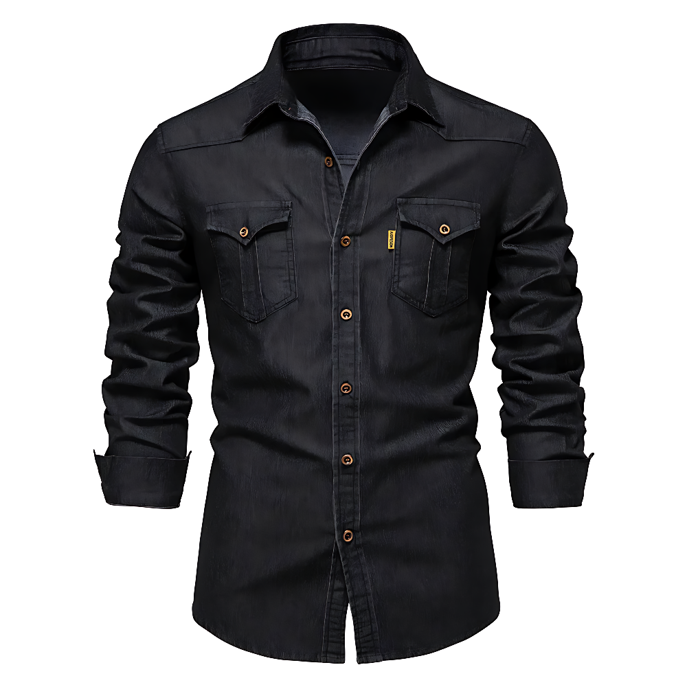 Sverre™ | Slim Fit Denimskjorta