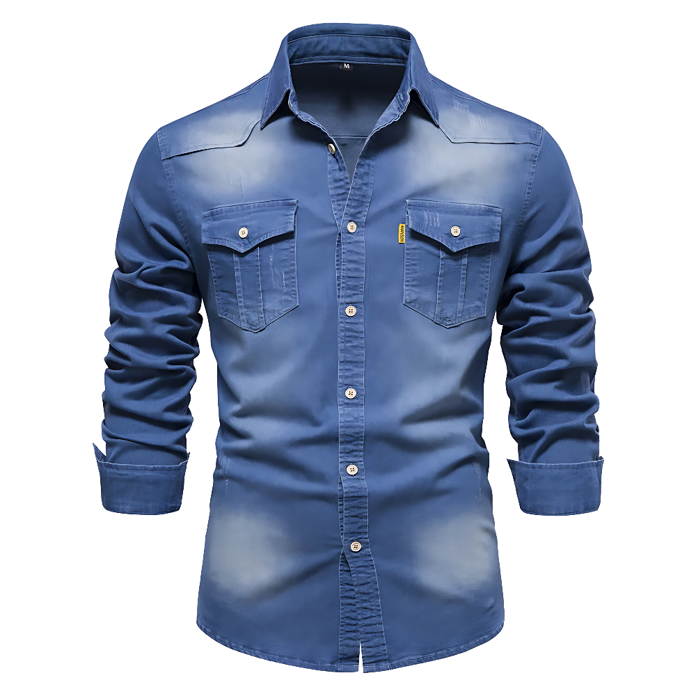 Sverre™ | Slim Fit Denimskjorta